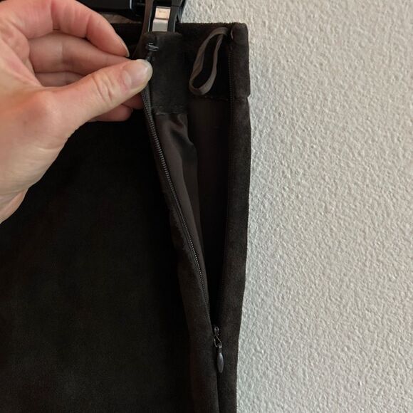 Prada Dark Suede Trousers - Picture 5 of 7